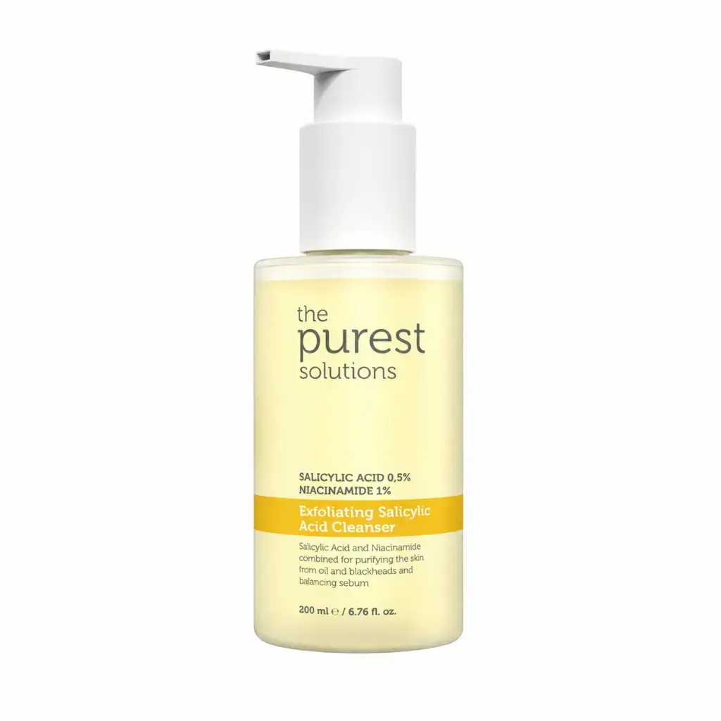 The Purest Solutions Yağlı ve Karma Ciltler İçin Sivilce ve Siyah Nokta Karşıtı Temizleme Jeli 200 ml yüz temizleyici