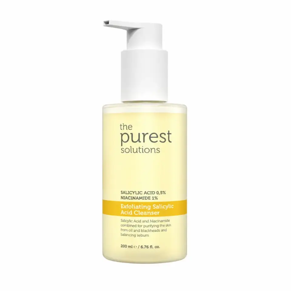 The Purest Solutions Yağlı ve Karma Ciltler İçin Sivilce ve Siyah Nokta Karşıtı Temizleme Jeli 200 ml yüz temizleyici