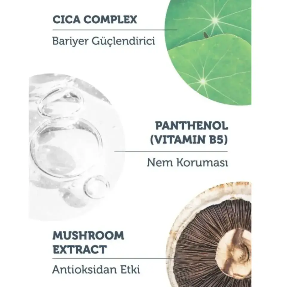 The Purest Hassas Ciltler İçin Kızarıklık Karşıtı ve Bariyer Onarıcı Cica Serum 30 ml