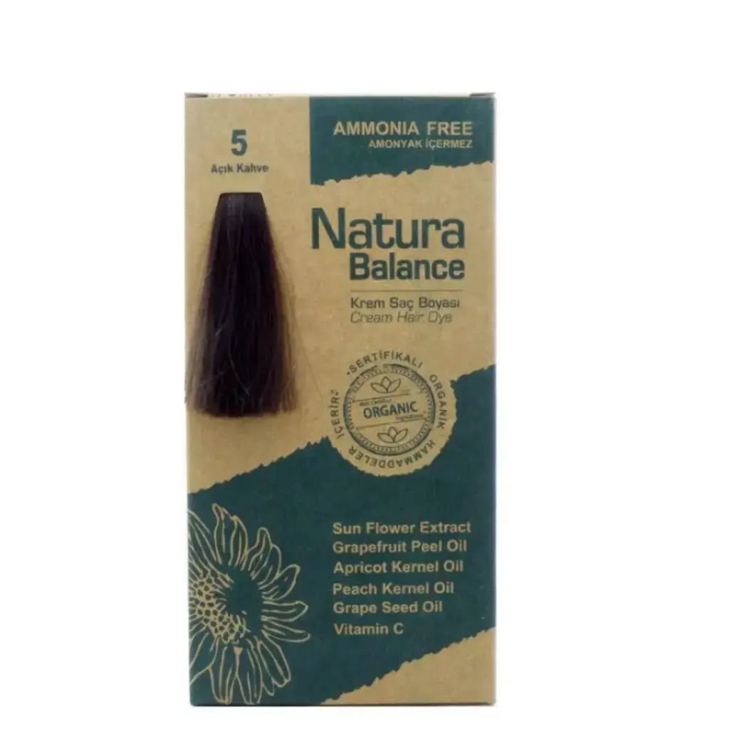 Natura Balance 5 Açık Kahve Saç Boyası