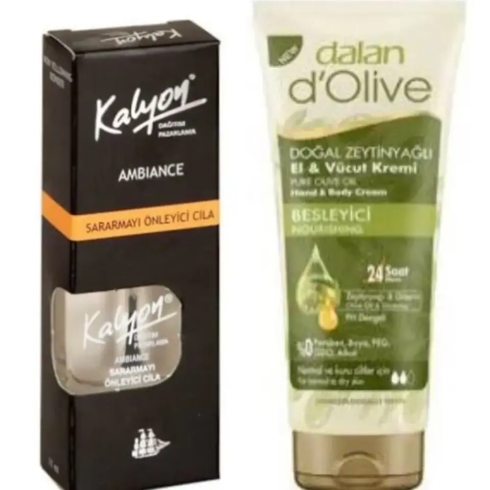 Kalyon Sararmayı Önleyici Cila + Dalan Tüp Krem 20 Ml