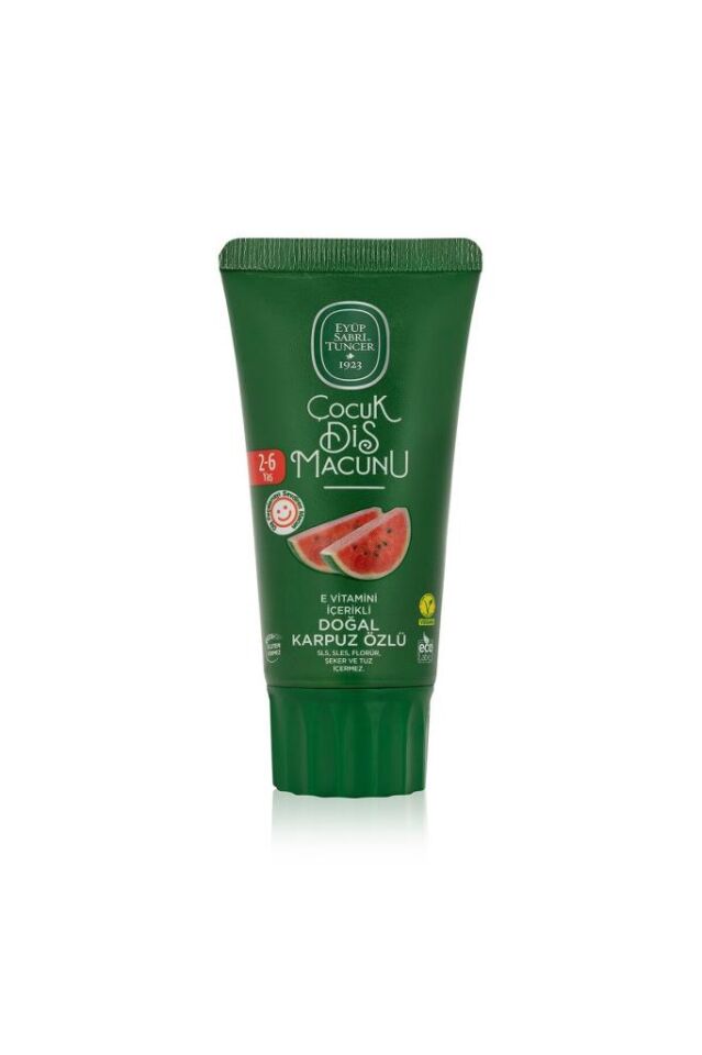 Eyüp Sabri Tuncer Doğal Karpuz Özlü 2-6 Yaş Çocuk Diş Macunu 60 ml