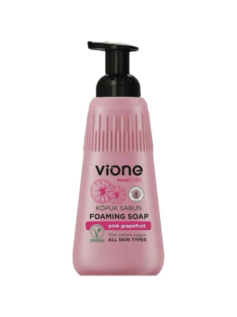 vione Köpük Sabun El ve Yüz İçin Pembe Greyfurt 500ML