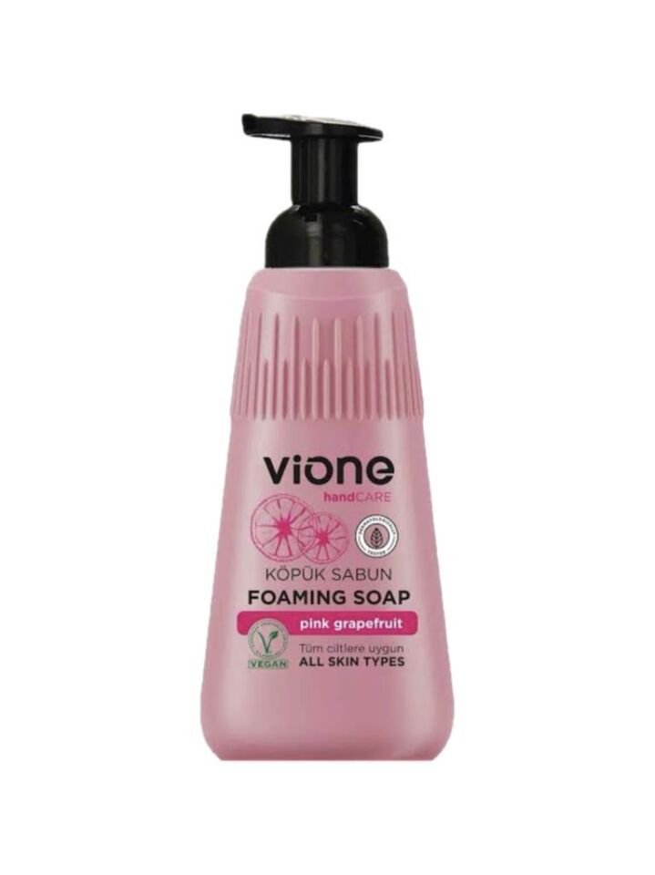 vione Köpük Sabun El ve Yüz İçin Pembe Greyfurt 500ML