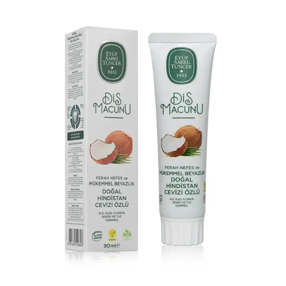 Doğal Hindistan Cevizi Özlü Diş Macunu 90 ml