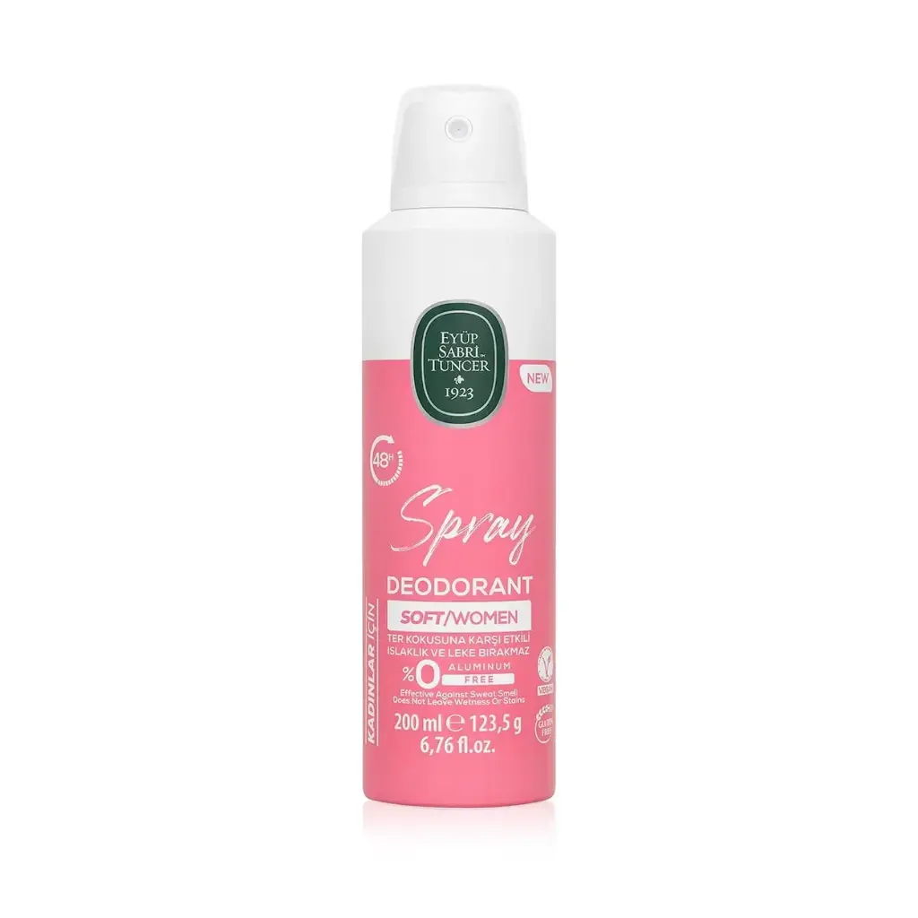 Eyüp Sabri Tuncer Soft Kadın Sprey Deodorant 200 ml