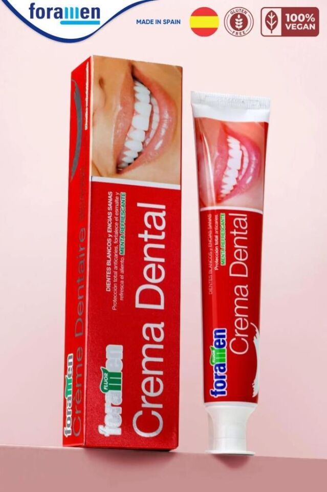 Foramen Diş Mineleri İçin Nane Aromalı Beyazlatıcı VEGAN Diş Macunu