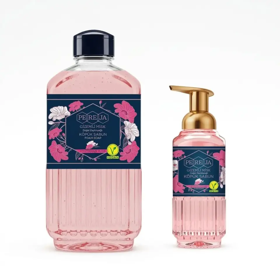 Pereja Gizemli Misk Doğal Zeytinyağlı Köpük Sabun 1000 ml + 500 ml Avantajlı Paket