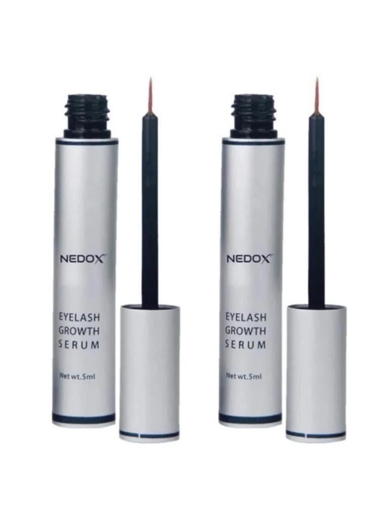NEDOX 2 Adet Kaş Ve Kirpik Uzatıcı, Onarıcı, Besleyici Ve Güçlendirici Bakım Serum Garantili 5 ml