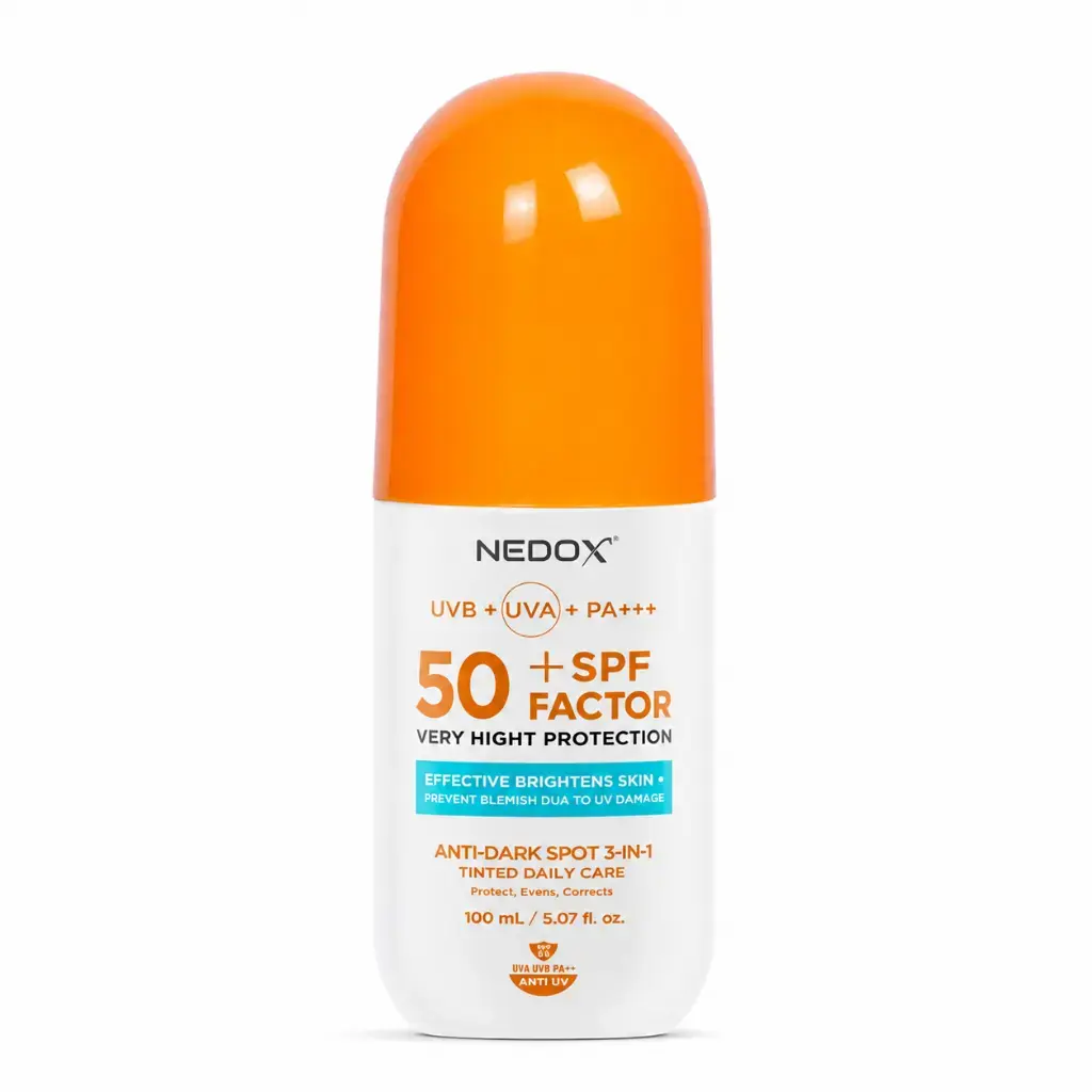 NEDOX Leke Karşıtı SPF 50 Nemlendirici Güneş Kremi 100 ml