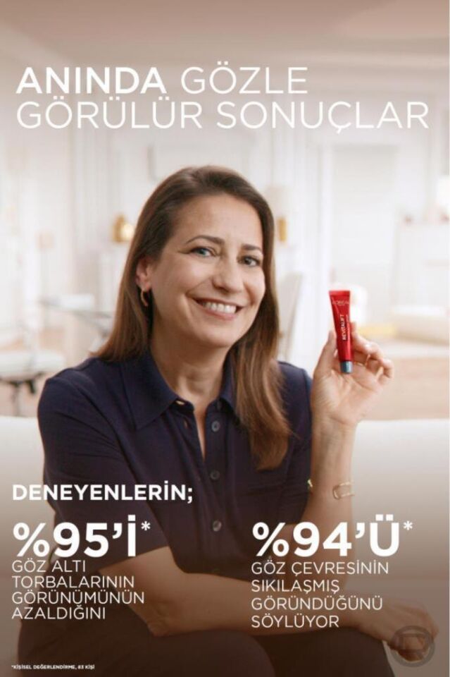 Loreal Paris Revitalift Lazer Eyebag Instant Eraser Göz Altı Torba Görünümüne Karşı Etkili Göz Kremi 15ml
