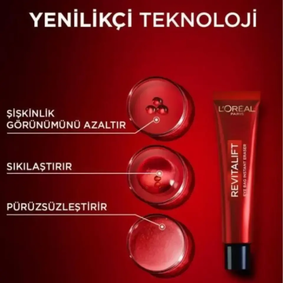 Loreal Paris Revitalift Göz Altı Torbası Karşıtı Göz Kremi 15 ml