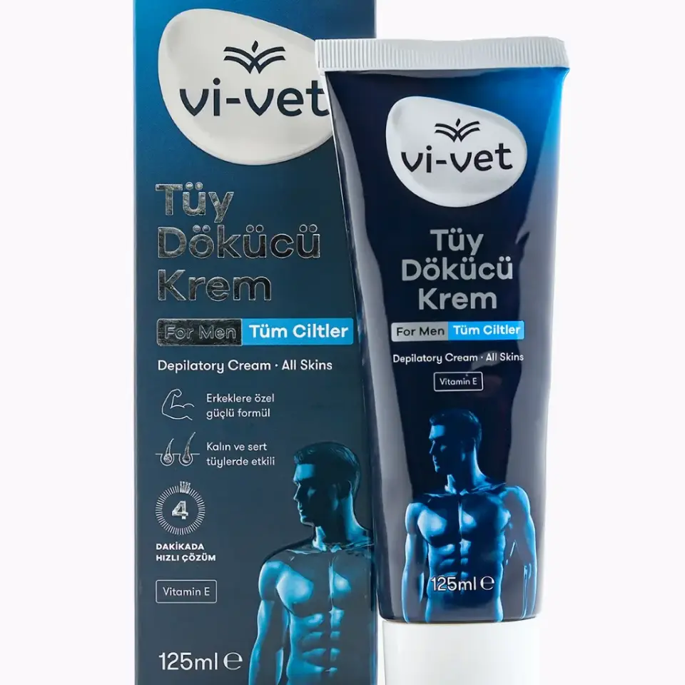 Vi-Vet Men Tüy Dökücü Krem Tüp 125 ml