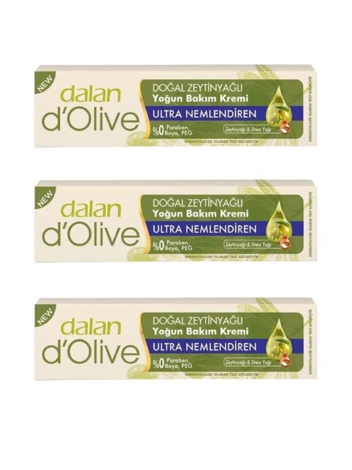 Dalan D'Olive Yoğun Bakım Kremi 20Ml 3'Lü Set