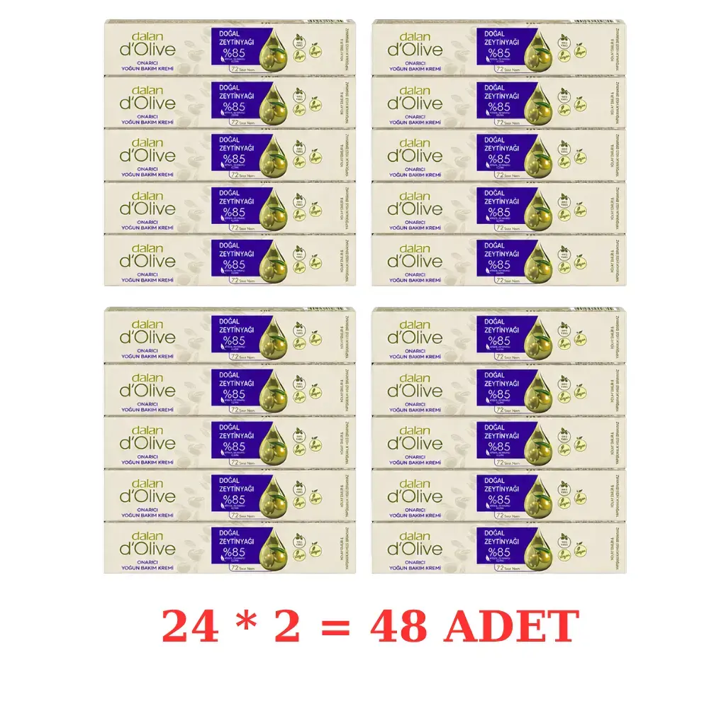 Dalan D'Olive Yoğun Bakım Kremi 20 ml 48'li Set