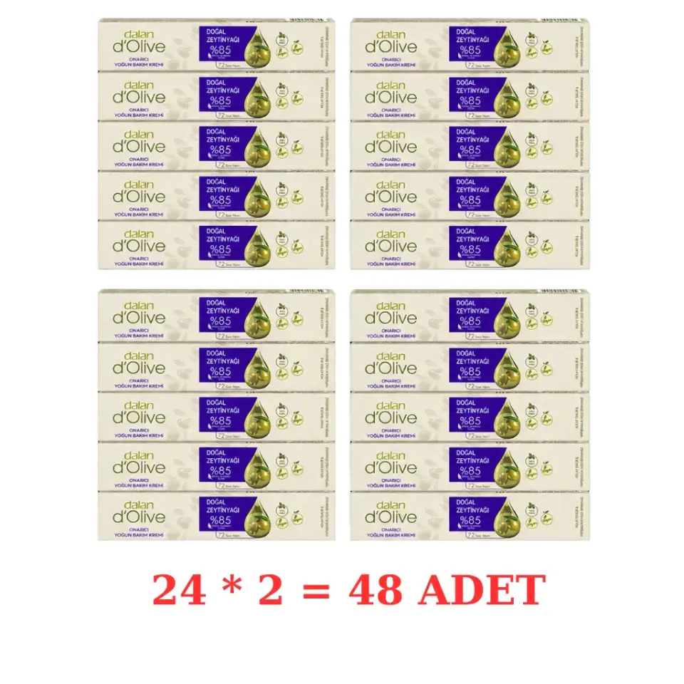 Dalan D'Olive Yoğun Bakım Kremi 20 ml 48'li Set