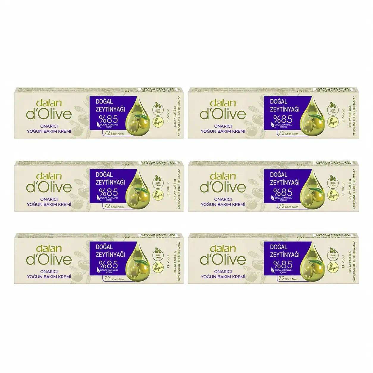 Dalan D'Olive Yoğun Bakım Kremi 20 ml 6'lı Set