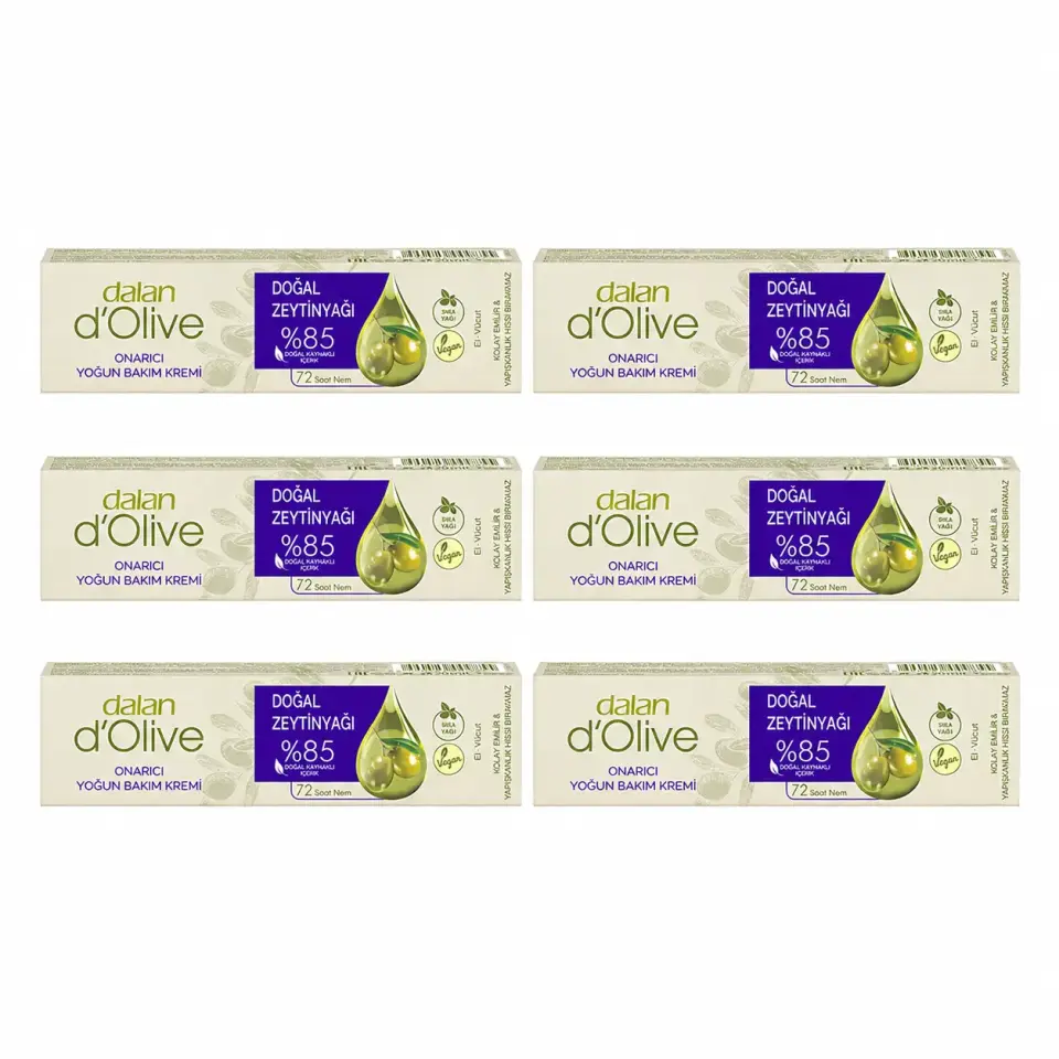Dalan D'Olive Yoğun Bakım Kremi 20 ml 6'lı Set