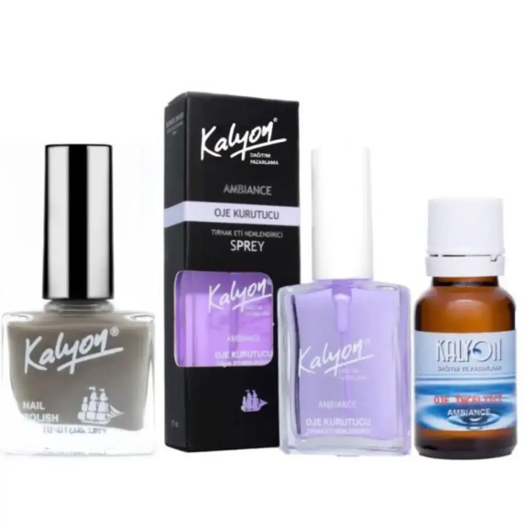 Kalyon Oje 310 + Oje Kurutucu Sprey 17 Ml + Oje Çözücü