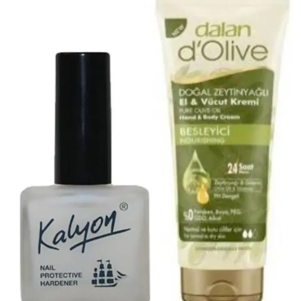 Kalyon Tırnak Sertleştirici + Dalan Tüp Krem 20 Ml