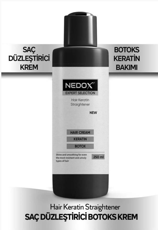 NEDOX Saç Düzleştirici,şekillendirici Keratin Botoks Krem 250 ml