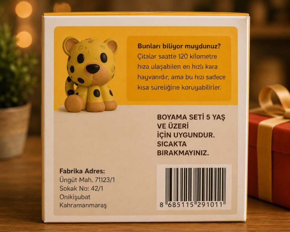 Sette Art Çita Voka Boyama Seti 5+Yaş Boya ve Fırça Dahil
