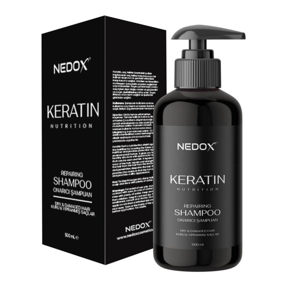 NEDOX Yıpranmış Saçlar Için Keratinli Saç Bakım Şampuanı 500 ml