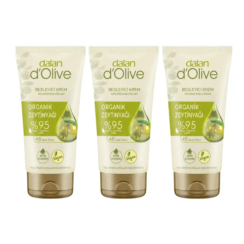 Dalan D'Olive Krem 20 ml Tüp 3'lü Set