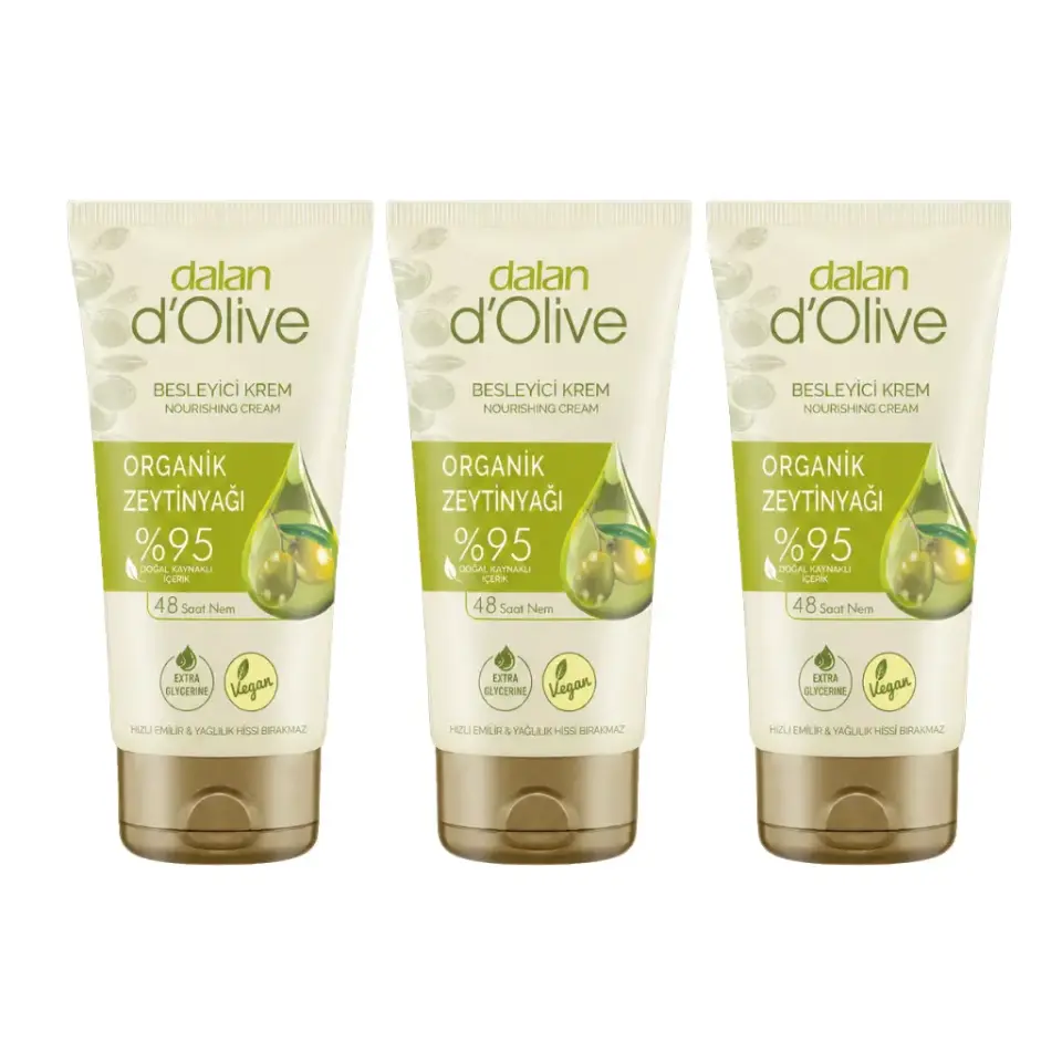 Dalan D'Olive Krem 20 ml Tüp 3'lü Set