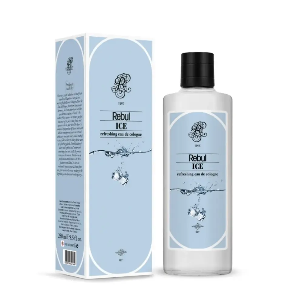 Rebul Ice EDC Kolonya 250 ml Cam Şişe