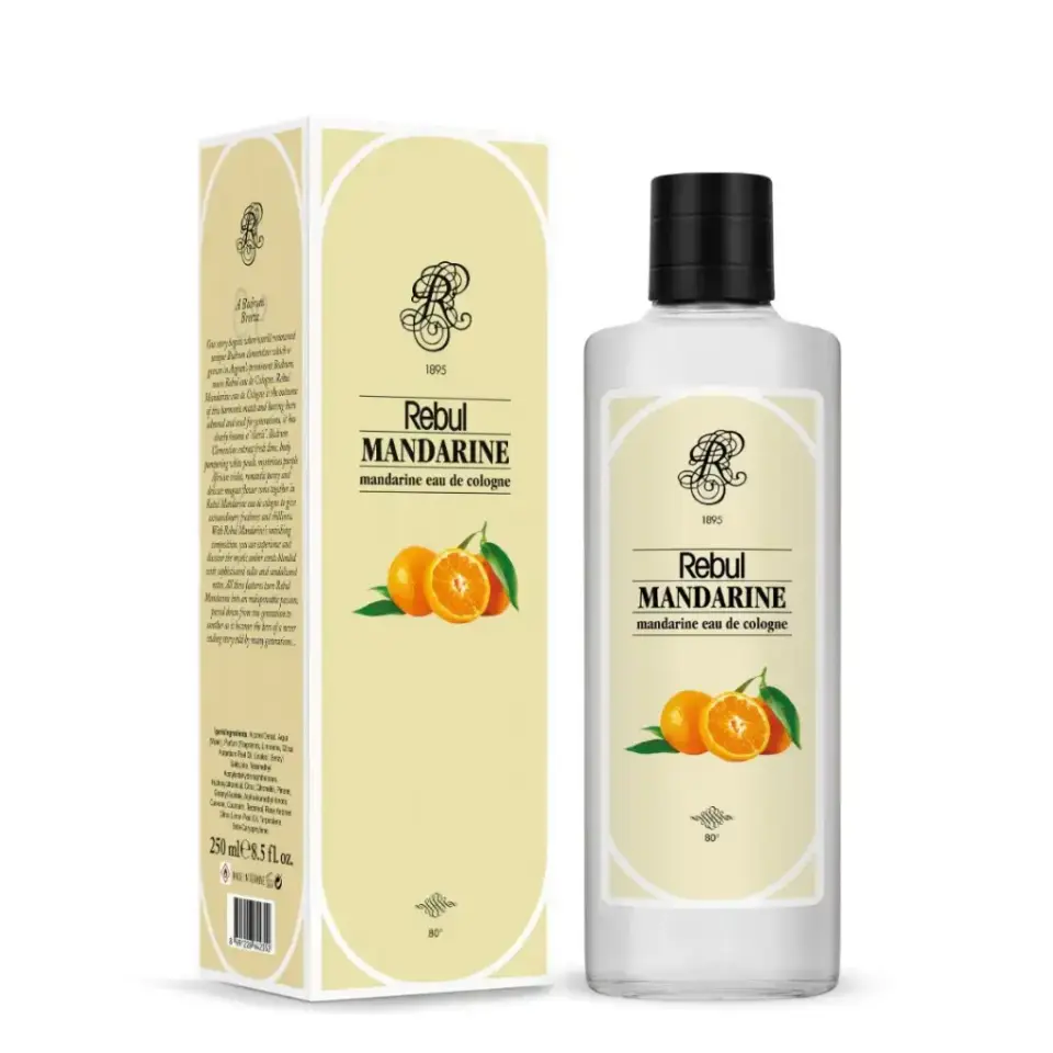 Rebul Mandarine EDC Kolonya 250 ml Cam Şişe
