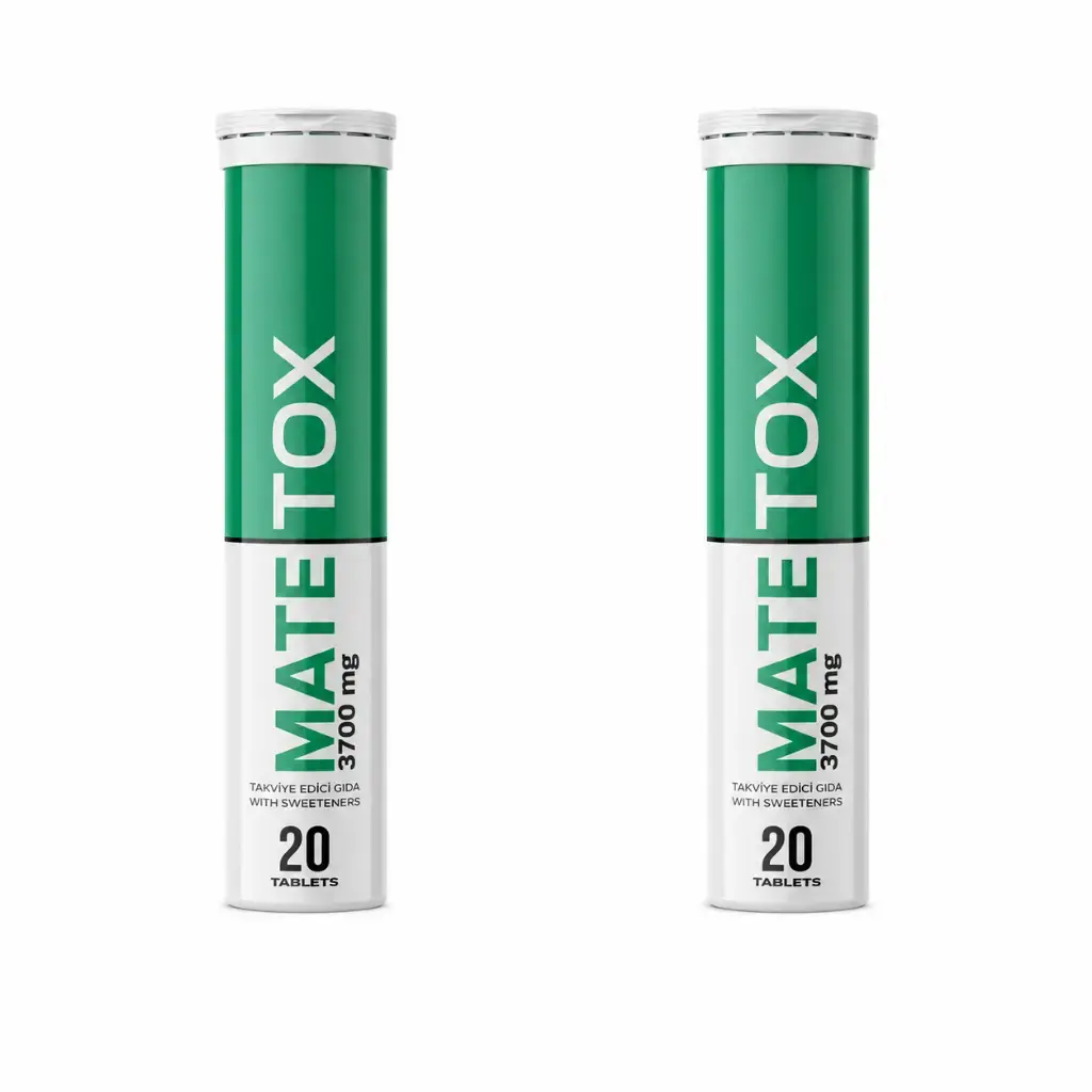 NEDOX Matetox Detoks 20 Efervesan Tablet 2 Adet takviye edici gıda
