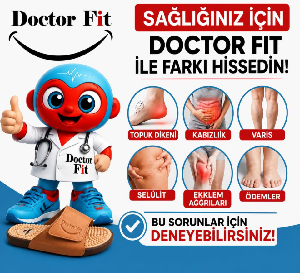 Doctor Fit Refleksoloji Rahatlatıcı,Akapunktur Masaj Terliği Beyaz Bayan Terliği 37 Numara