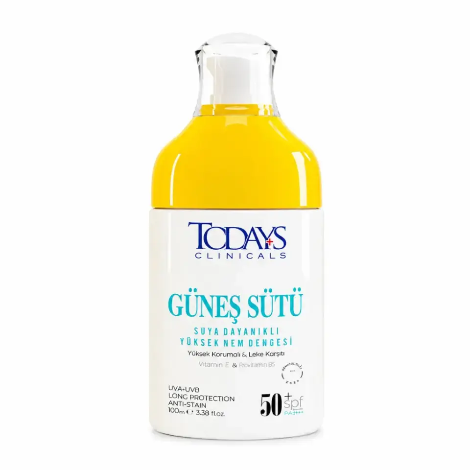 Today's Clinicals Güneş Sütü SPF 50+ 100 ml suya dayanıklı leke karşıtı güneş sütü