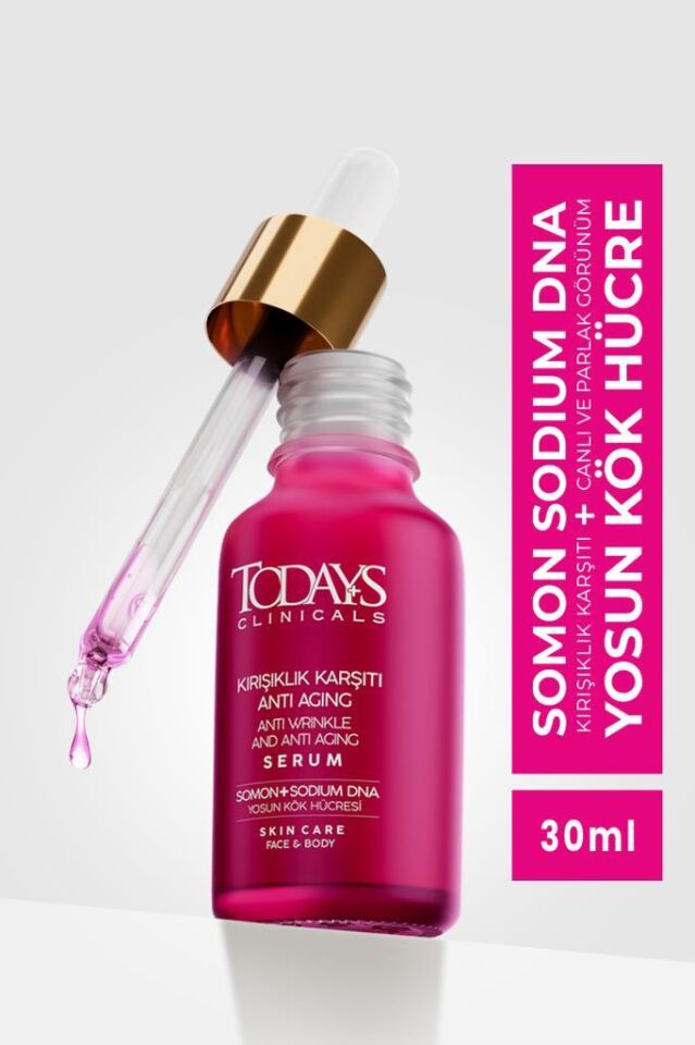 TODAYS CLİNİCALS Somon + Sodyum Dna + Yosun Kök Hücresi + Kolejen Ve Elastin Oluşturur + Gözenek Sıkılaştırır