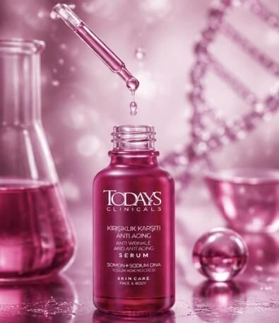 TODAYS CLİNİCALS Somon + Sodyum Dna + Yosun Kök Hücresi + Kolejen Ve Elastin Oluşturur + Gözenek Sıkılaştırır