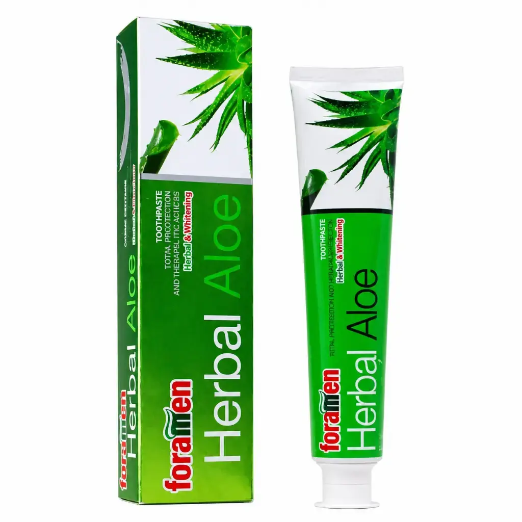 Foramen Aloe Vera İçerikli Bitkisel Beyazlatıcı Vegan Diş Macunu 75 ml