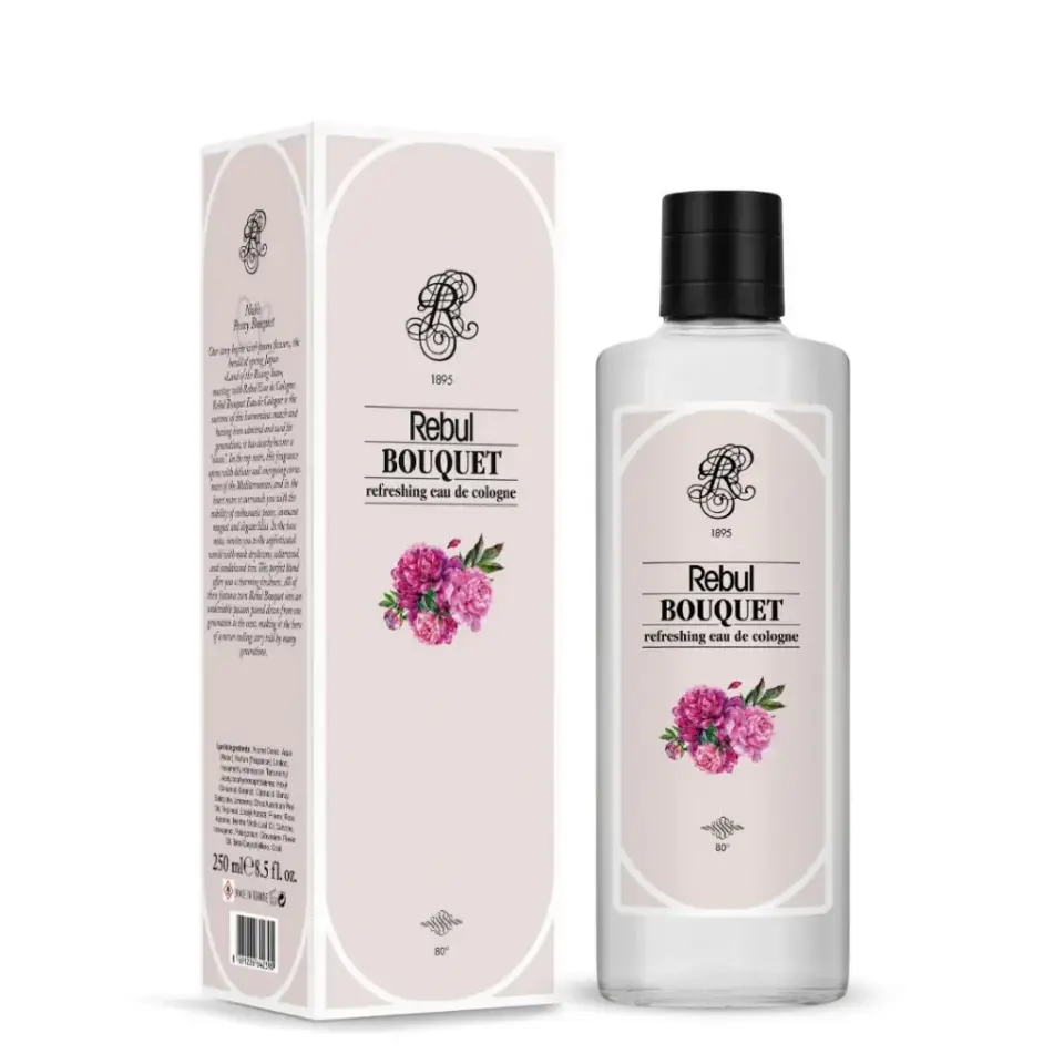 Rebul Bouquet EDC Kolonya 250 ml Cam Şişe