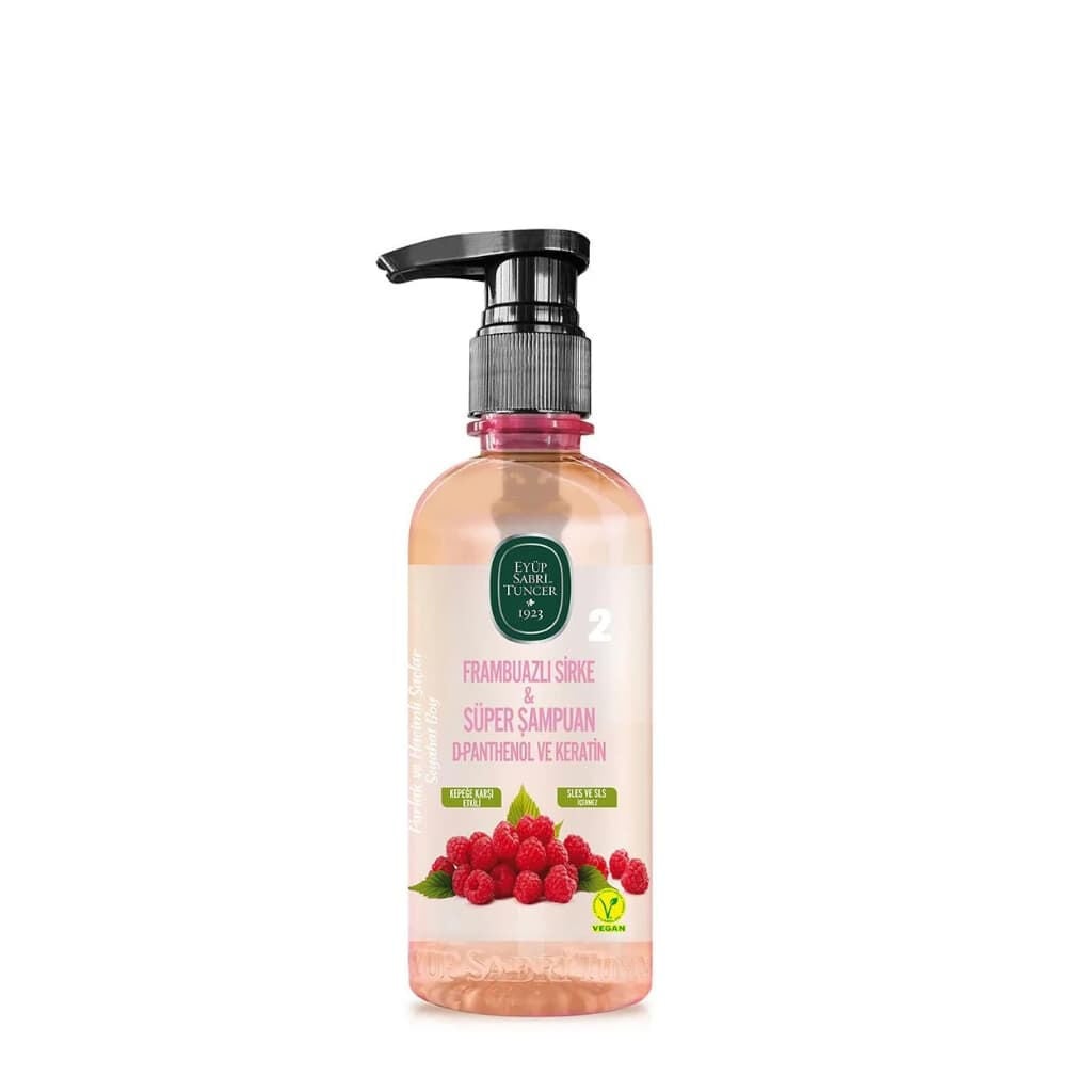 Frambuazlı Sirke ve Süper Şampuan 100 ml saç bakım şampuanı