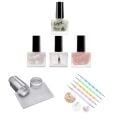 Kalyon Tırnak Sertleştirici+French Set+Stamper+Dot Kalemi 5li