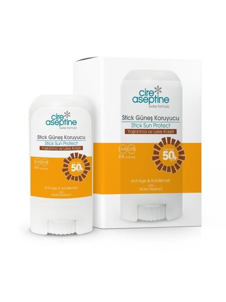 Cire Aseptine Stick Güneş Koruyucu - Yaşlanma ve Leke Karşıtı 50SPF 17Gr