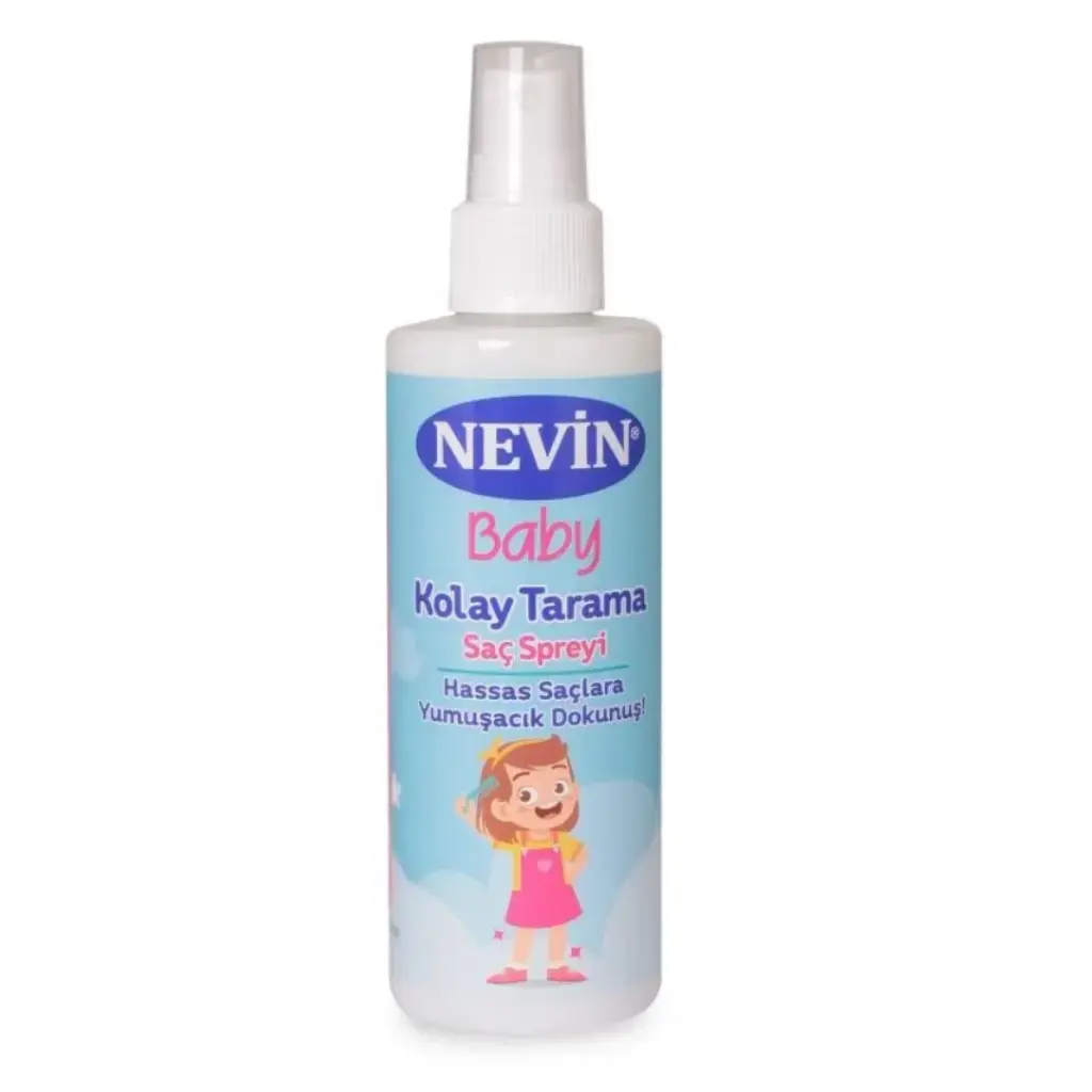 Nevin Kolay Tarama Saç Spreyi Panthenol Özlü 200 ml çocuk saç bakım ve kolay tarama spreyi