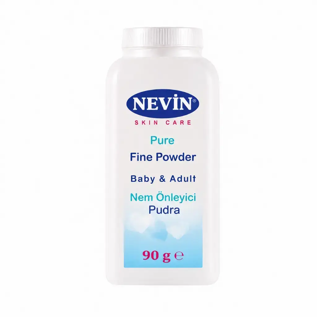 Nevin Nem Önleyici Pudra 90 gr bebek ve yetişkin kullanımı için nem emici günlük bakım pudrası