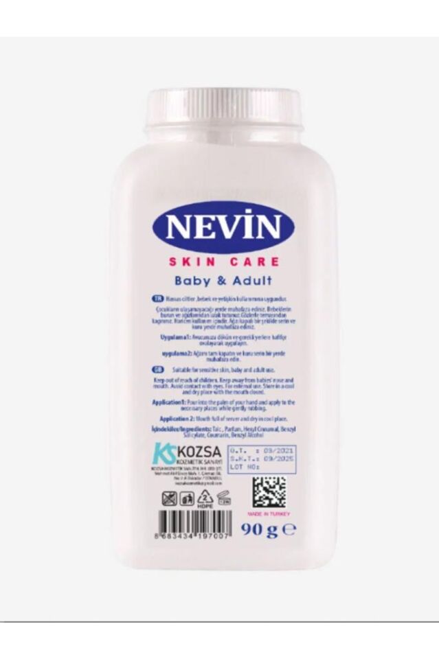 Nevin Nem Önleyici Pudra 90gr
