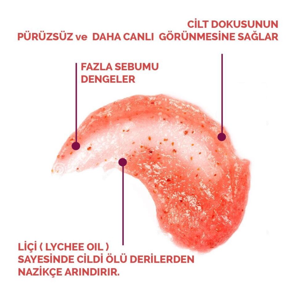 NEDOX Liçi (LYCHEE OİL) Besleyici, Arındırıcı Ve Nemlendirici El & Vücut Peelingi 250 ml