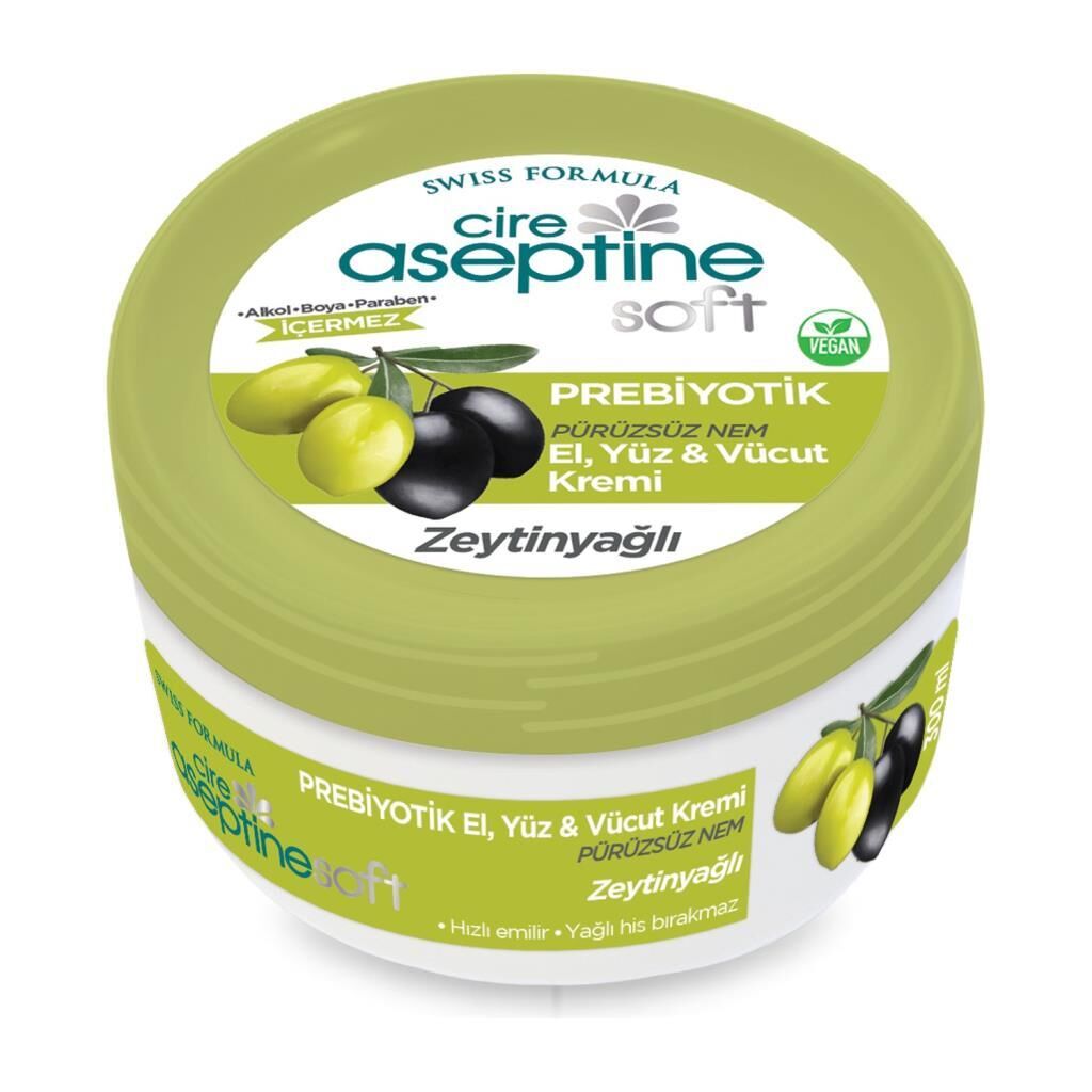 Cire Aseptine Krem 300ml Prebiyotik Zeytinyağlı