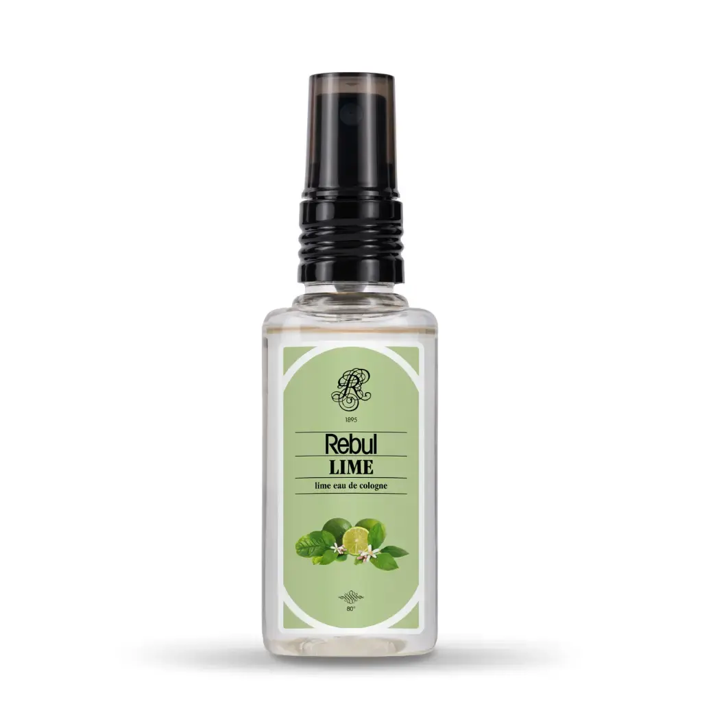 Rebul Lime EDC Kolonya 50 ml Pet Şişe misket limonu narenciye kokulu ferahlatıcı kolonya