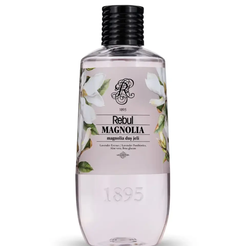 Rebul Magnolia Duş Jeli 500 ml manolya çiçeği kokulu günlük vücut temizleme ve bakım jeli