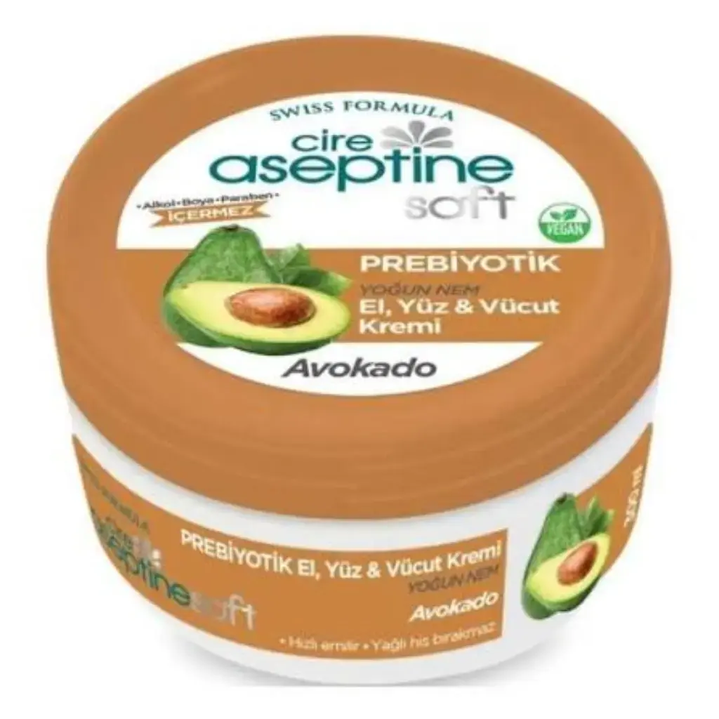 Cire Aseptine Prebiyotik Avokado Krem 300 ml