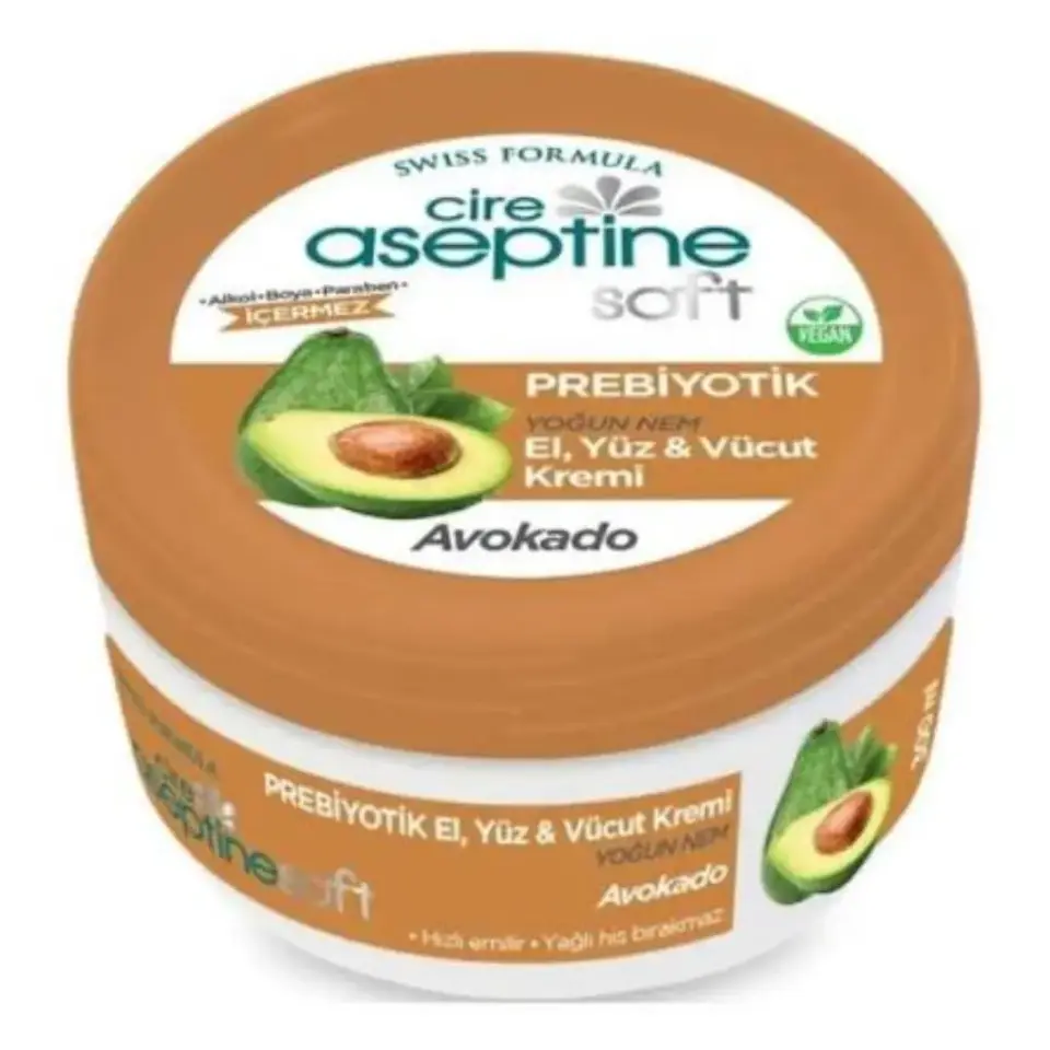 Cire Aseptine Prebiyotik Avokado Krem 300 ml